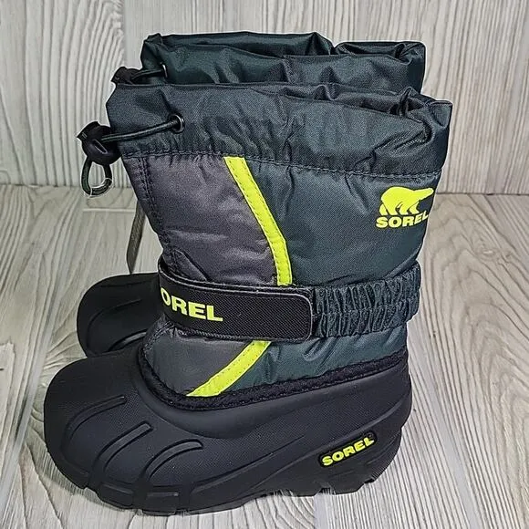 Sorel Flurry Winter Snow Boots Waterproof Kids Toddler Size 9 NEW