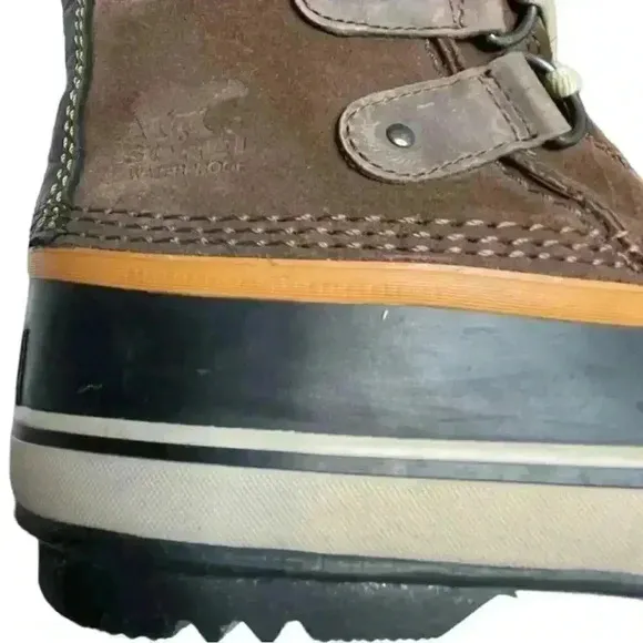 SOREL Joan of Arctic Boots Lined Waterproof Brown Women’s Size 6