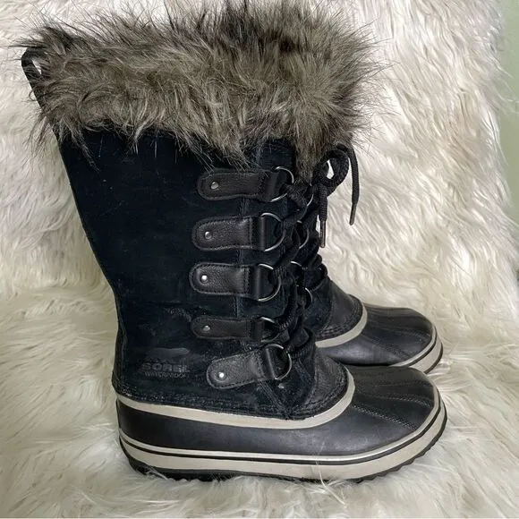 Sorel Joan of Arctic Women's Winter Snow Waterproof Leather Boots NL3481 Size 9
