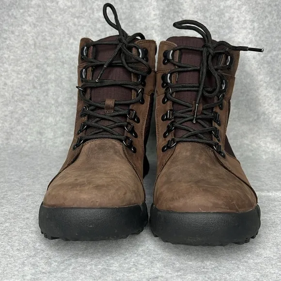Sorel Mens Size 10 Brown Leather Lace Up Vail Waterproof Hiking Boots Casual