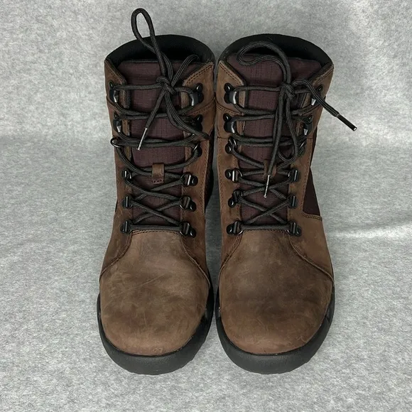 Sorel Mens Size 10 Brown Leather Lace Up Vail Waterproof Hiking Boots Casual
