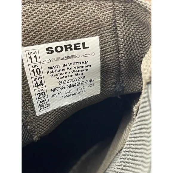 Sorel Men’s Waterproof Chelsea Boots – Taupe – Size 11