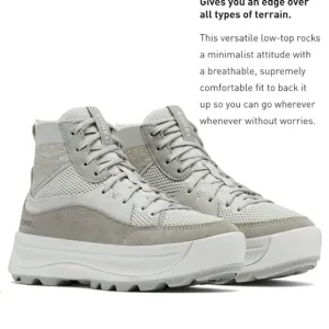 Sorel ona 503 knit mid sneaker grey 9.5 NWT