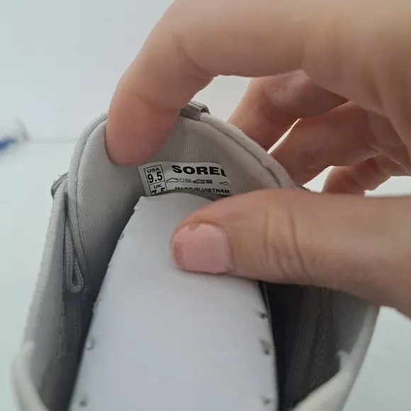 Sorel ona 503 knit mid sneaker grey 9.5 NWT