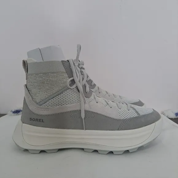Sorel ona 503 knit mid sneaker grey 9.5 NWT