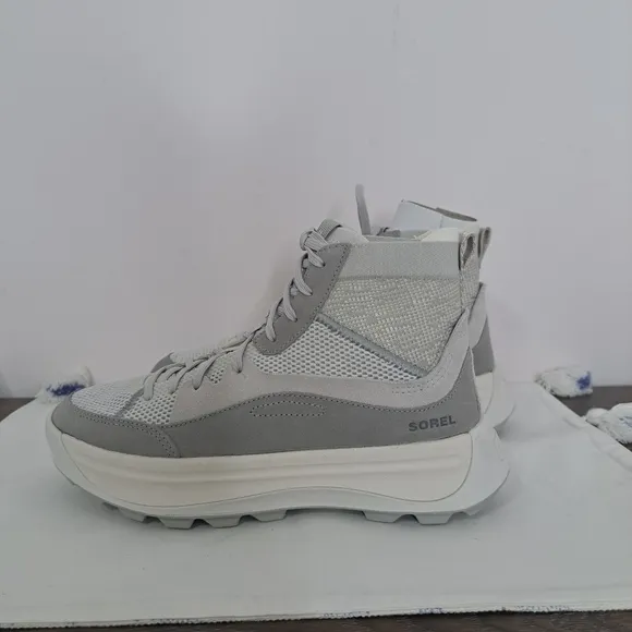 Sorel ona 503 knit mid sneaker grey 9.5 NWT