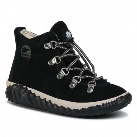 Sorel Out N About Conqest Boots Lace Up Waterproof Suede unisex youth 2