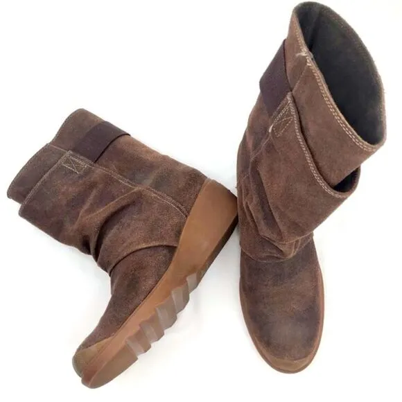 Sorel TORONTO Brown Suede Mid Calf Boots