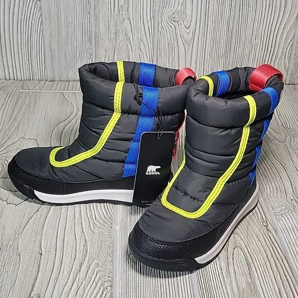 Sorel Whitney II Puffy Waterproof Snow Boots Kids Unisex Toddler Size 10 NWT