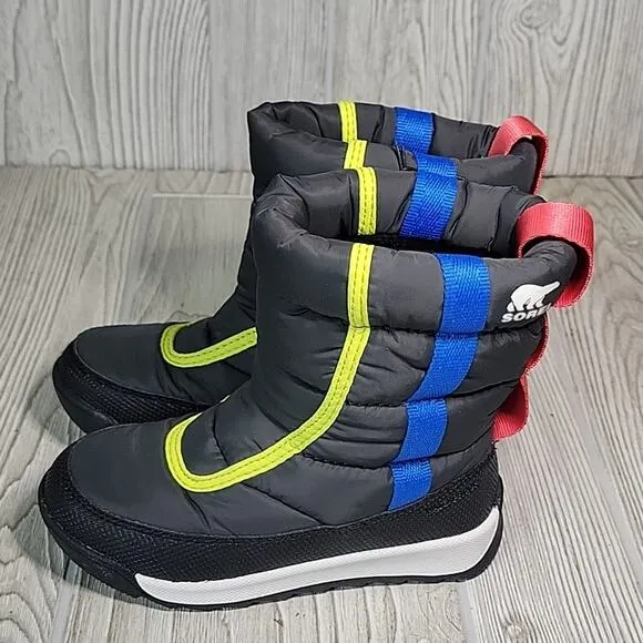 Sorel Whitney II Puffy Waterproof Snow Boots Kids Unisex Toddler Size 10 NWT
