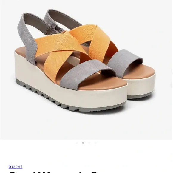 Sorel Women's Cameron Flatform Slingback Sandal size 11