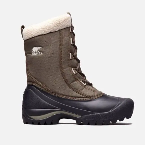 Sorel Women's Cumberland Snow Boots in Green/Black