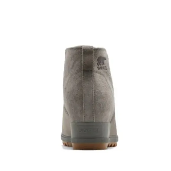 SOREL Women's Evie Pull-On leather booties in Quarry size 6.5