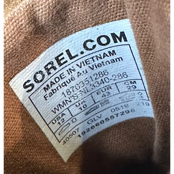 Sorel Women’s Harlow Lace Boots Size 12 - Elk