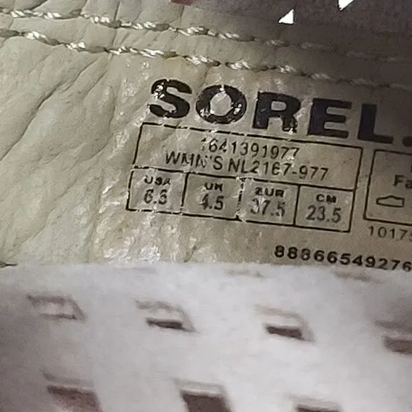 Sorel Major Pull On Perforated Verdant Taupe Beige Brown Mid Calf Boots