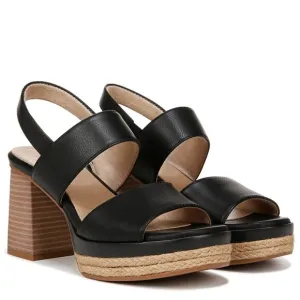Soul Naturalizer Holly Sandals Platform Heels Black Size 9.5 NEW