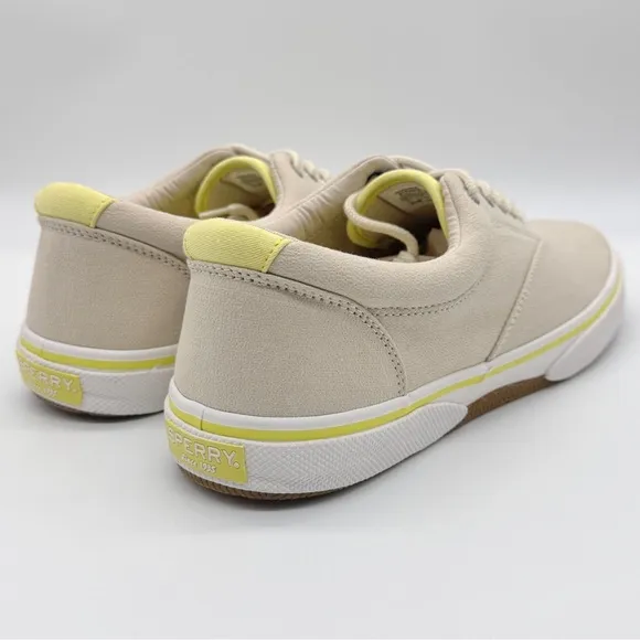 Sperry Halyard Summer Sneaker Men's Off White Sneakers 12