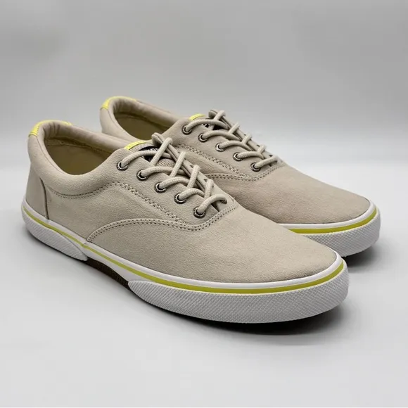 Sperry Halyard Summer Sneaker Men's Off White Sneakers 12