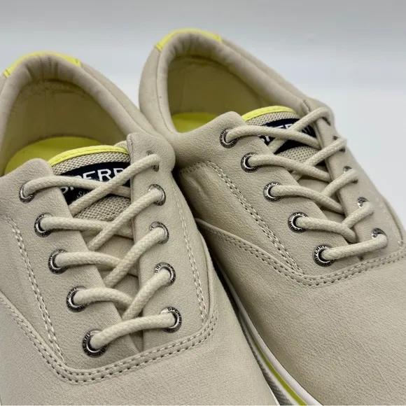 Sperry Halyard Summer Sneaker Men's Off White Sneakers 12
