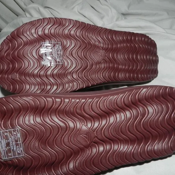 Sperry Men's float Zero Water Absorption Slide Sandals BURGUNDY 🆕NWT🏃‍♀️‍💨⚡🚚