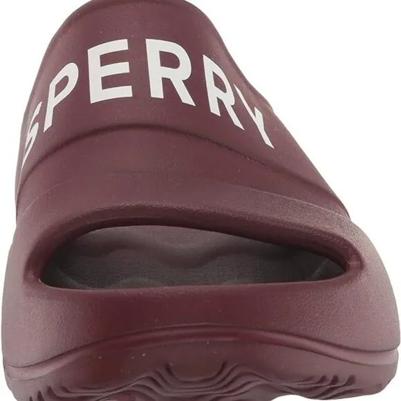 Sperry Men's float Zero Water Absorption Slide Sandals BURGUNDY 🆕NWT🏃‍♀️‍💨⚡🚚