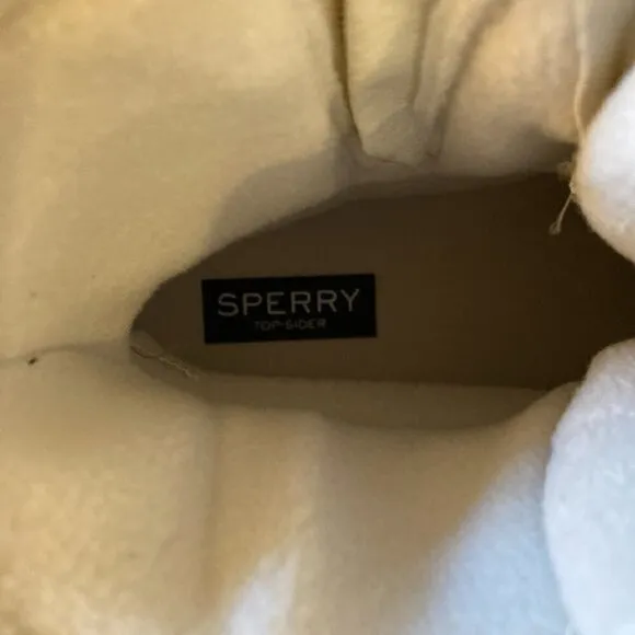 Sperry Saltwater Duck Rainboots in Metallic Gold Size 9 NIB
