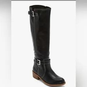 St. John's Bay Womens Doral Block Heel Riding Boots SZ 6 NEW IN BOX