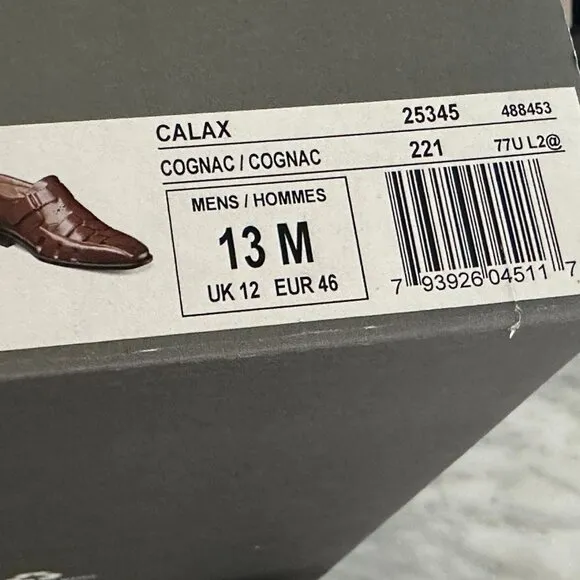 Stacy Adams &quot;Calax&quot; Dress Sandal - Size 13 M - Rich Cognac Brown - NEW!