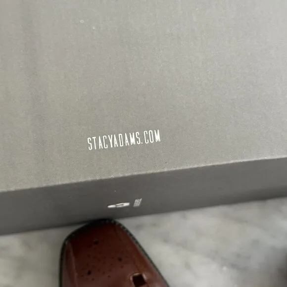Stacy Adams &quot;Calax&quot; Dress Sandal - Size 13 M - Rich Cognac Brown - NEW!