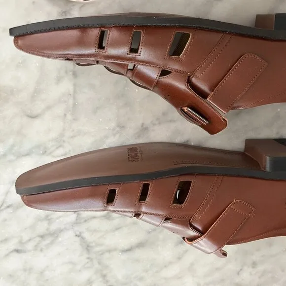 Stacy Adams &quot;Calax&quot; Dress Sandal - Size 13 M - Rich Cognac Brown - NEW!