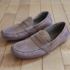 Stafford Men's Tan Leather Loafers