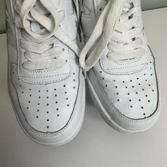 Starbury Stephon Marbury Sneakers Boys Youth 6.5 White Low Top Lace Up Crossover