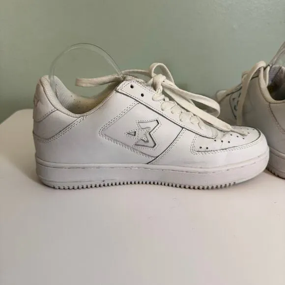 Starbury Stephon Marbury Sneakers Boys Youth 6.5 White Low Top Lace Up Crossover