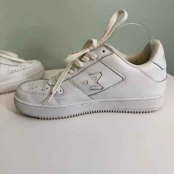 Starbury Stephon Marbury Sneakers Boys Youth 6.5 White Low Top Lace Up Crossover