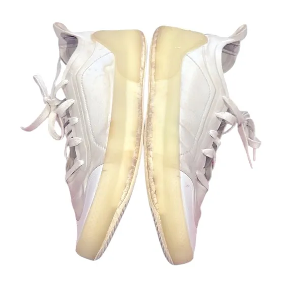 STELLA MCCARTNEY X ADIDAS TREINO MID CUT Women's WHITE CREAM Sneakers 8.5