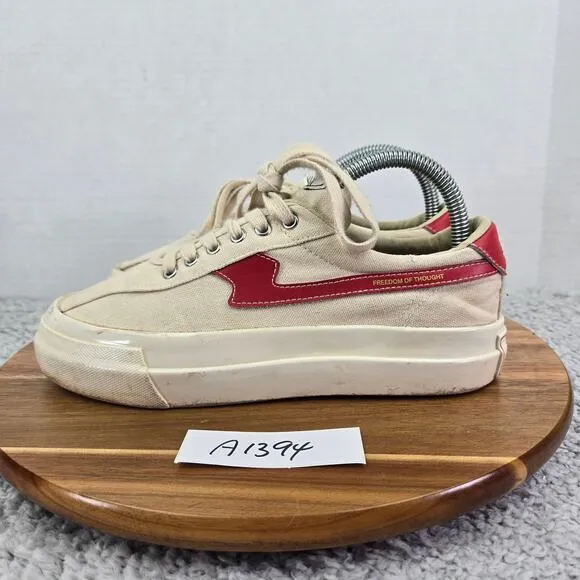 Stepney Workers Club SWC Red Dellow S-Strike Canvas Casual Sneakers Womens 38