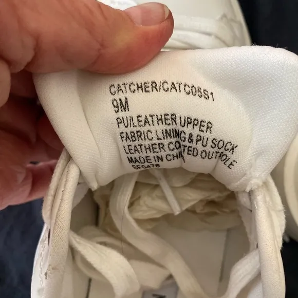 Steve Madden White Minimalist Sneakers “Catcher”
