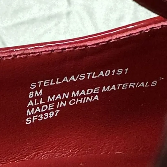 Steve‎ Madden Womens Shoes Double Buckle Flats In Red Size 8M New