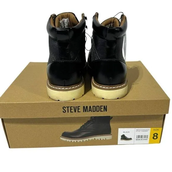Steve Madden Men's Bleeker Boot Color Black Size 8