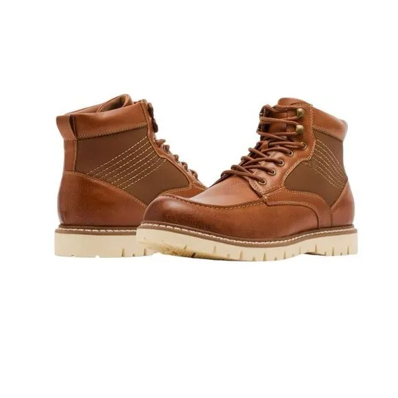 Steve Madden Men's Bleeker Boot Color Cognac Size 9.5