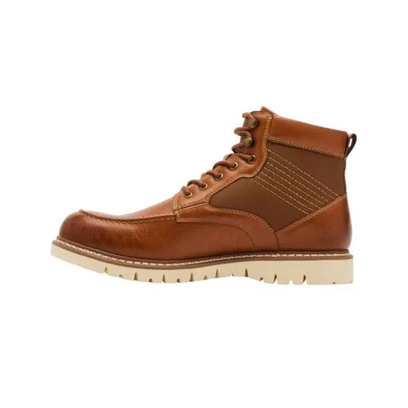 Steve Madden Men's Bleeker Boot Color Cognac Size 9.5