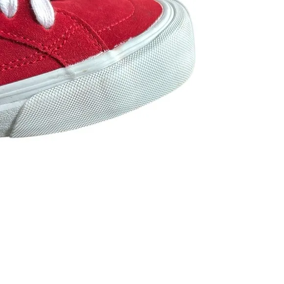 Straye Logan Red Flame Suede Sneakers Size M9 W 10.5
