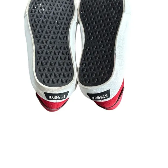 Straye Logan Red Flame Suede Sneakers Size M9 W 10.5