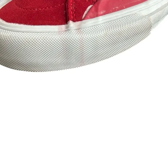 Straye Logan Red Flame Suede Sneakers Size M9 W 10.5