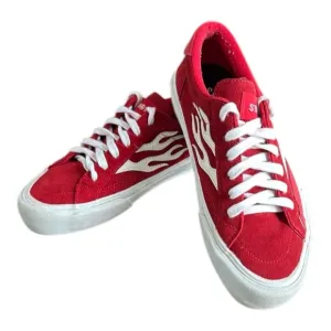 Straye Logan Red Flame Suede Sneakers Size M9 W 10.5