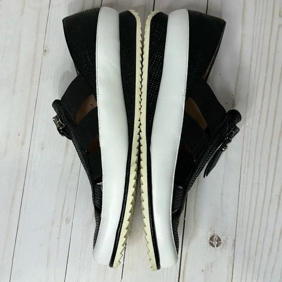 Stuart Weitzman Black and White  Getaway Sneakers