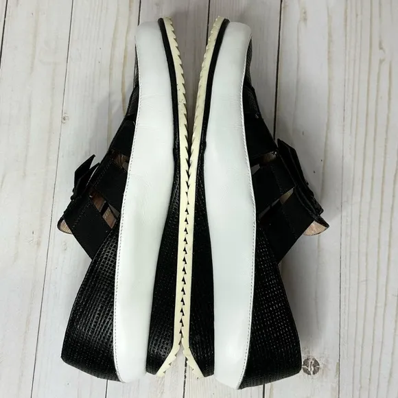 Stuart Weitzman Black and White  Getaway Sneakers