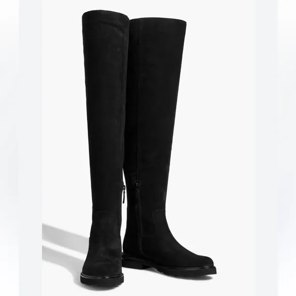 Stuart Weitzman Chicago Lug Sole over the knee  Boots