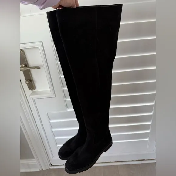 Stuart Weitzman Chicago Lug Sole over the knee  Boots