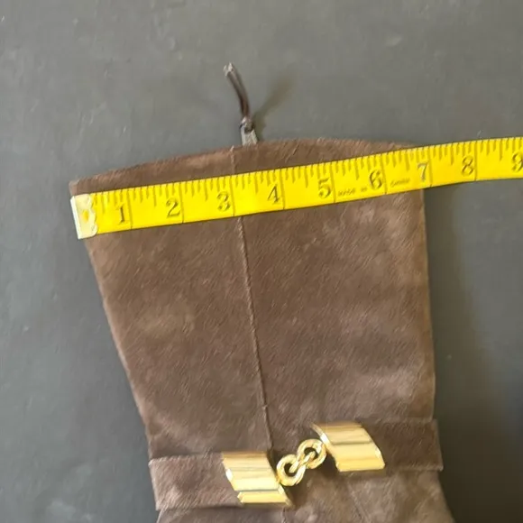 Stuart Weitzman Chocolate Brown Suede Mid-Calf Boots